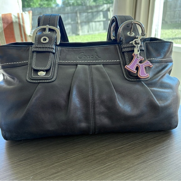 RESERVED Coach Letter K Leather Bag Charm - Picture 10 of 10